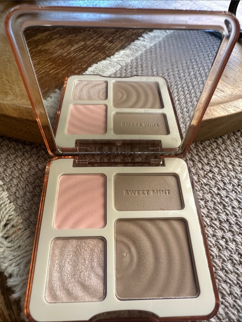 Sweet Mint Glow Face Palette - Neutral Pink & Taupe